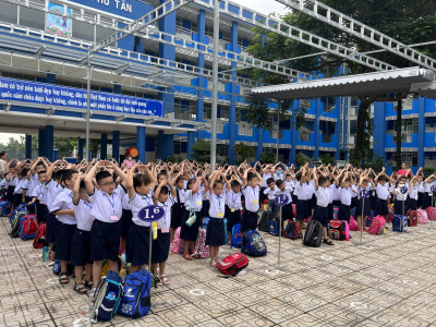 TIỂU HỌC PHÚ TÂN - HÂN HOAN NGÀY TỰU TRƯỜNG 28/8/2023