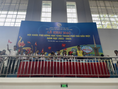 TRƯỜNG TH PHÚ TÂN THAM DỰ KHAI MẠC HỘI KHOẺ PHÙ ĐỔNG CẤP THÀNH PHỐ NĂM HỌC 2023-2024