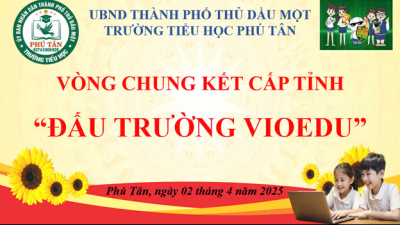 HỌC SINH TRƯỜNG TIỂU HỌC PHÚ TÂN THAM GIA ĐẤU TRƯỜNG VIOEDU CẤP TỈNH.