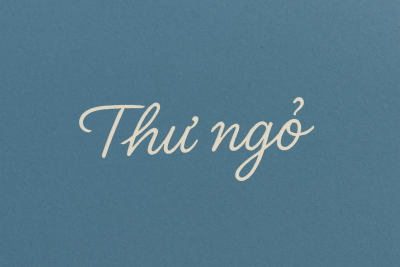 THƯ NGỎ Vận động quyên góp hỗ trợ đồng bào bị ảnh hưởng bởi bão lụt do cơn bão số 4 và số 5 gây ra.