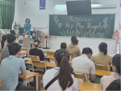 TRƯỜNG TIỂU HỌC PHÚ TÂN TỔ CHỨC HỌP PHỤ HUYNH HỌC SINH ĐẦU NĂM HỌC MỚI
