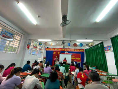 CHI BỘ TRƯỜNG TIỂU HỌC PHÚ TÂN TỔ CHỨC SINH HOẠT CHI BỘ ĐỊNH KỲ THÁNG 9