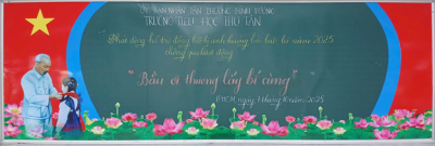 TRƯỜNG TIỂU HỌC PHÚ TÂN TỔ CHỨC QUYÊN GÓP ỦNG HỘ ĐỒNG BÀO BỊ ẢNH HƯỞNG BÃO SỐ 10.