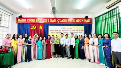 ✨✨TRƯỜNG TIỂU HỌC PHÚ TÂN ĐÓN ĐOÀN ĐÁNH GIÁ NGOÀI CỦA SỞ GIÁO DỤC VÀ ĐÀO TẠO TP. HỒ CHÍ MINH⭐