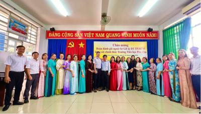 🌟🌟🌟TRƯỜNG TIỂU HỌC PHÚ TÂN CHÀO ĐÓN VÀ LÀM VIỆC VỚI ĐOÀN ĐÁNH GIÁ NGOÀI CỦA SỞ GIÁO DỤC VÀ ĐÀO TẠO TP. HỒ CHÍ MINH.