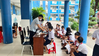 🔶🔶TRƯỜNG TIỂU HỌC PHÚ TÂN TỔ CHỨC KHÁM SỨC KHỎE CHO HỌC SINH “KHỎE MẠNH MỖI NGÀY – VỮNG BƯỚC ĐẾN TRƯỜNG”