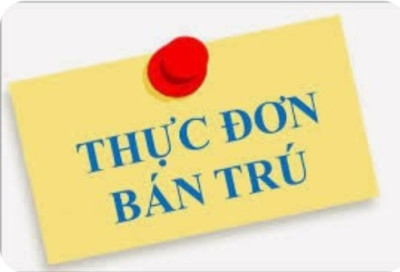 THỰC ĐƠN TUẦN 1 (NĂM HỌC 2026-2027)