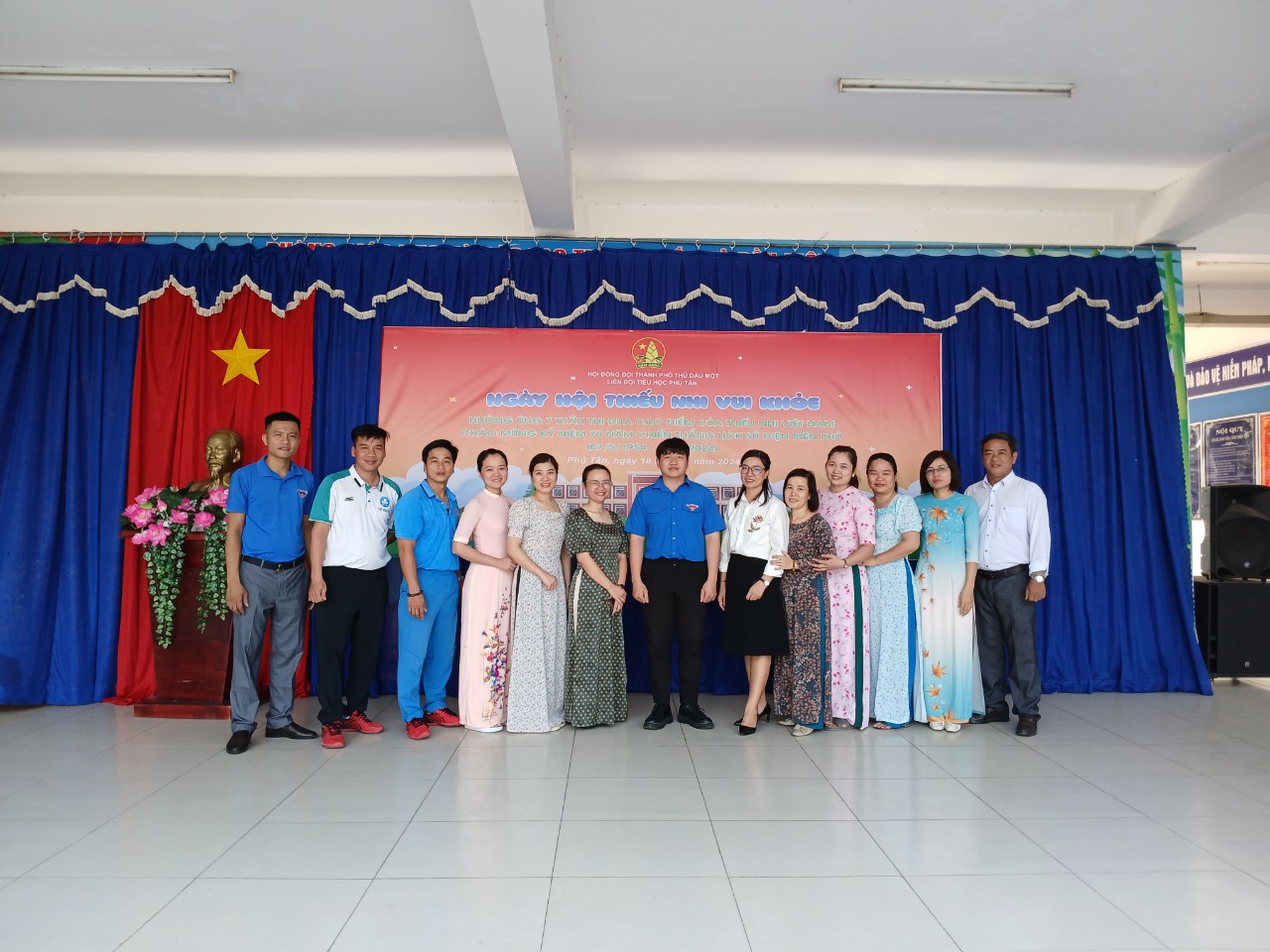 LIÊN ĐỘI TRƯỜNG TIỂU HỌC PHÚ TÂN TỔ CHỨC NGÀY HỘI "THIẾU NHI VUI KHỎE " NĂM HỌC 2024